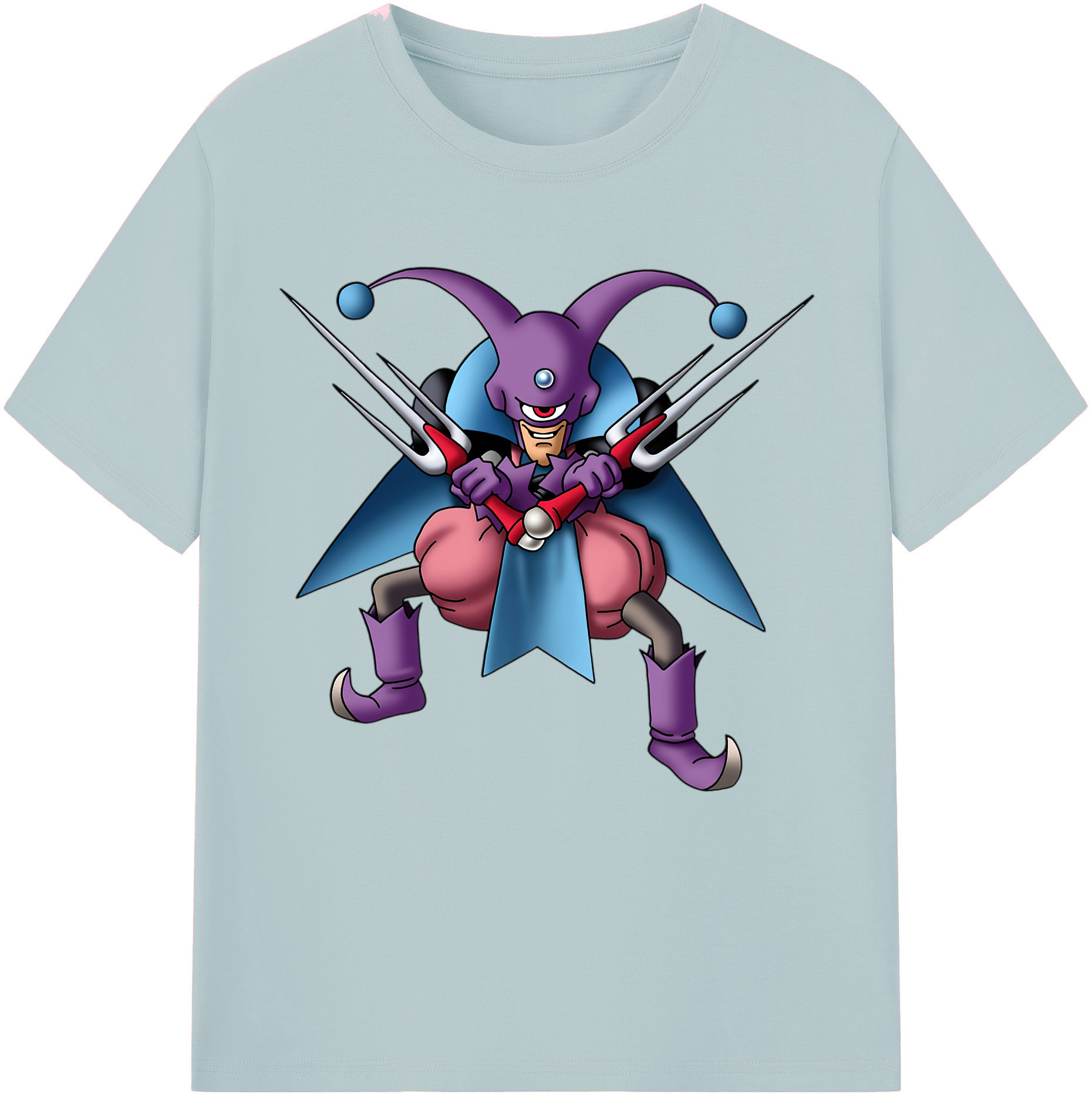 （画像用） ドラゴンクエスト Doragon Kuesuto Dragon Quest 綿100％半袖Tシャツ（フロントプリント）